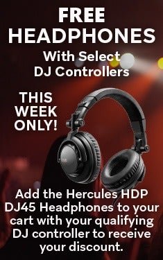 Free DJ Headphone with select DJ Controllers for a limited time  | American Musical Supply
