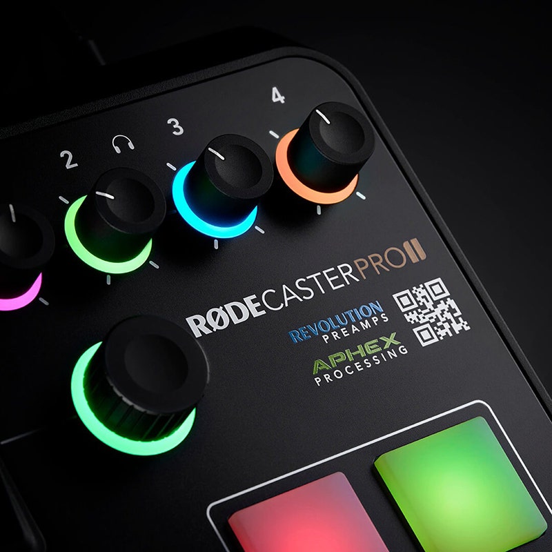 Rode Rodecaster Pro II Audio Production Studio Aphex
