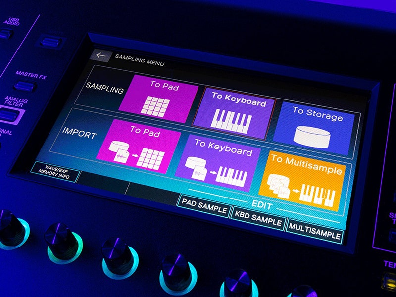 Roland FANTOM7 EX Advanced Sampling
