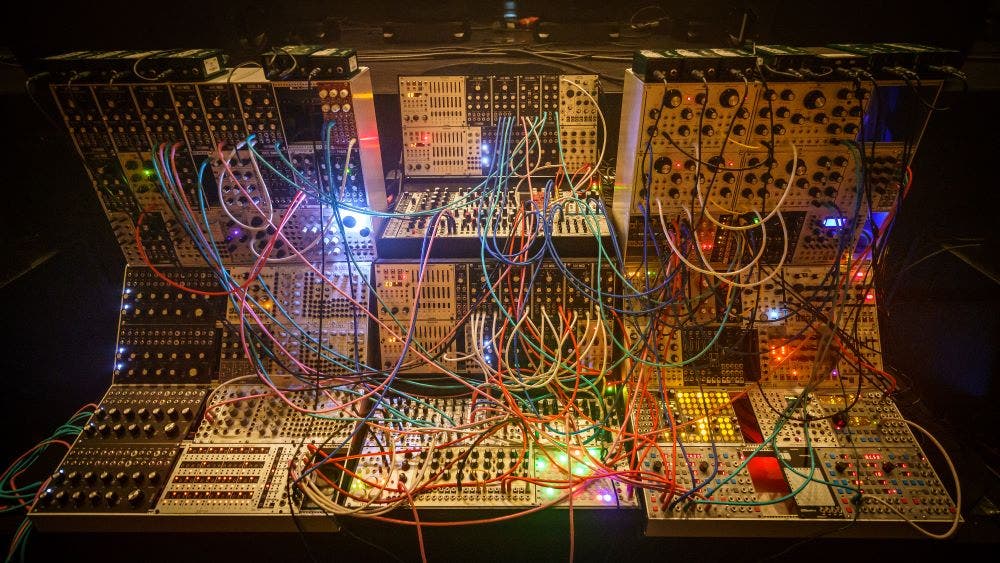 Classic modular synthesizer