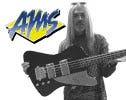 Rex Brown Signed Epiphone Thunderbird