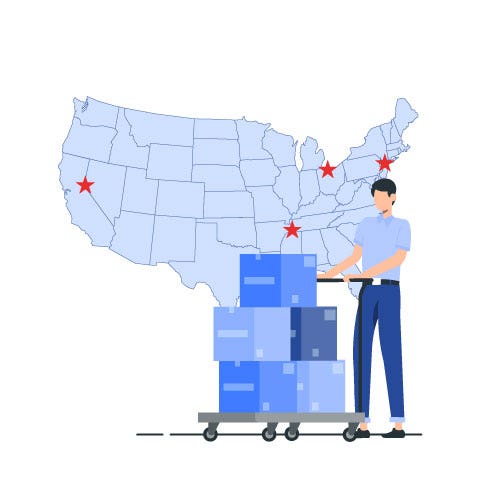 Shipping Map
