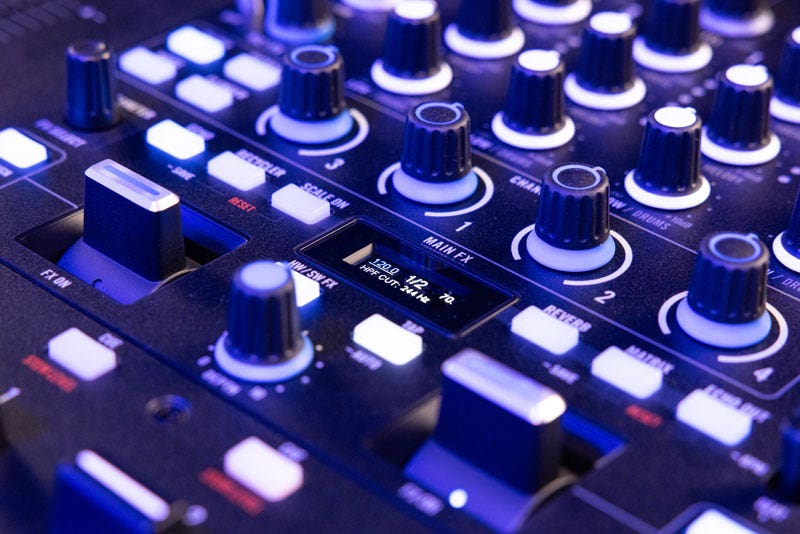 Closeup of Rane Performer fx