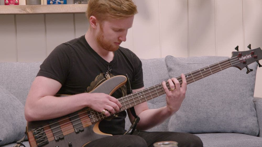 Charles Berthoud playing Laney DBF200H at American Musical Supply