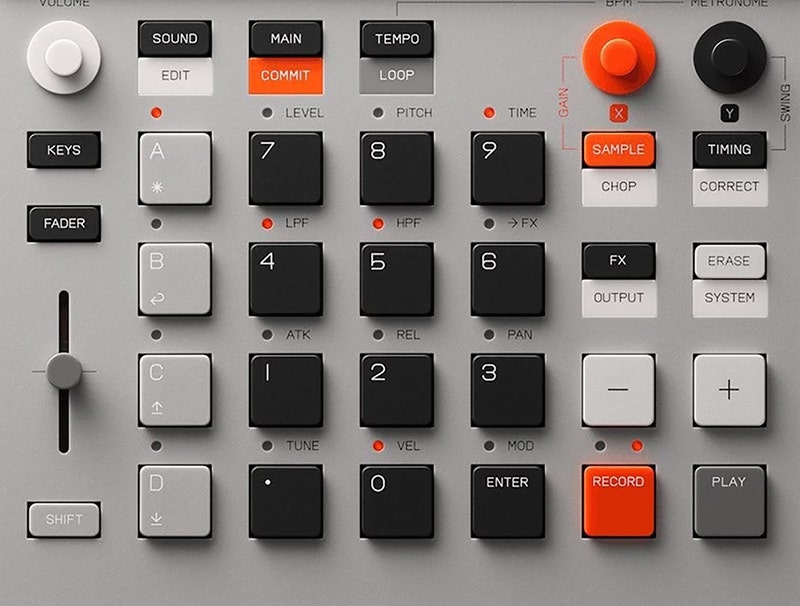 Teenage Engineering EP 133 KO II Twelve Pressure Pads
