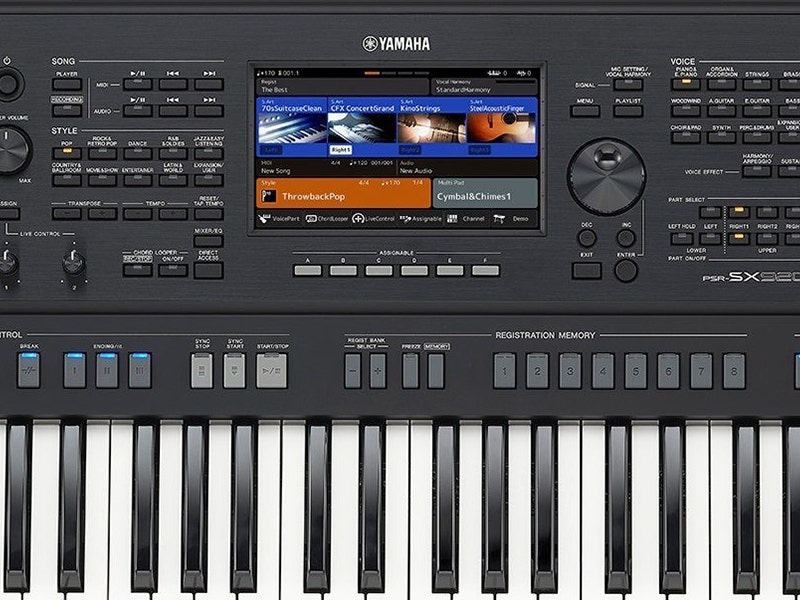 Yamaha PSRSX920 Extensive Sound Library