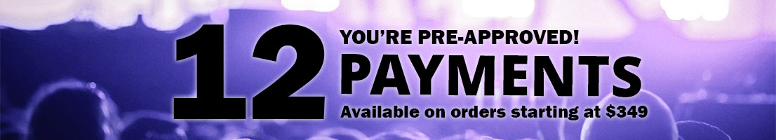 You're pre-approved for the AMS 12 payment plan!
