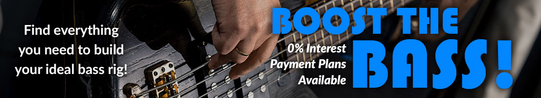 Top bass gear with 0% interest payment