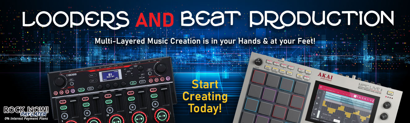 Loopers and Beat Production | Music Creation Banner