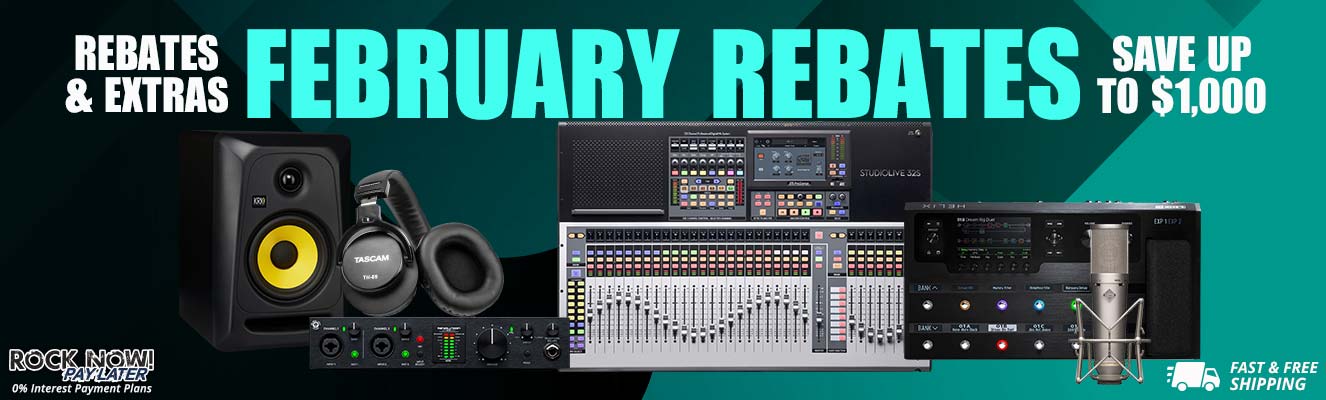 February rebates and extras banner