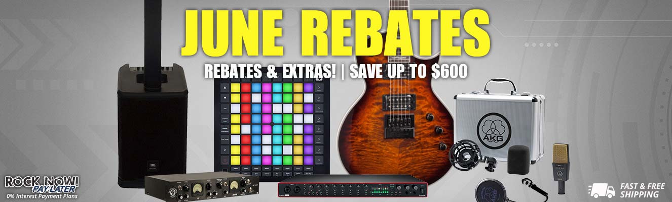 June rebates - Save up to $600! banner