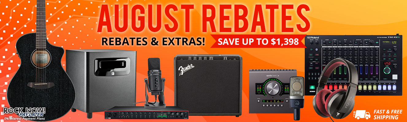 August Rebates! Save up to $1,398