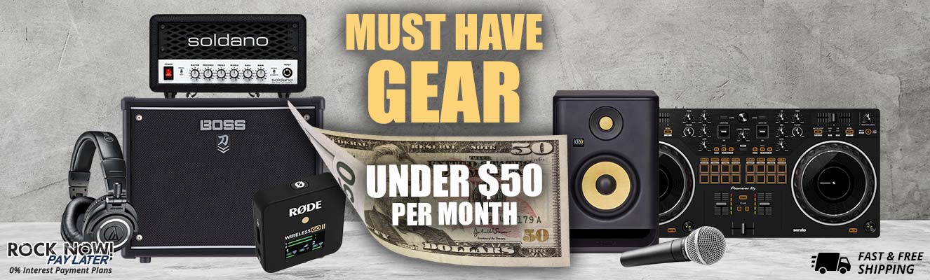 Must have gear under $50 per month!