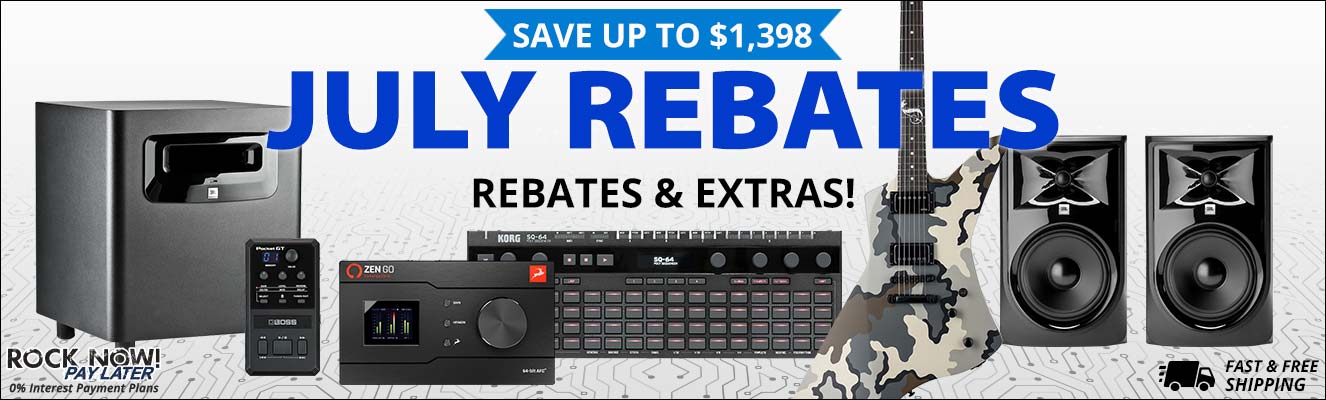 July Rebates! Save up to $1,398