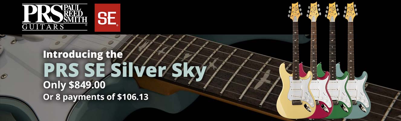 Introducing the PRS SE Silver Sky Guitar!