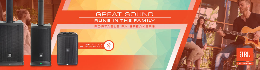 Great Sound Runs in the Family - Portable PA Speakers
